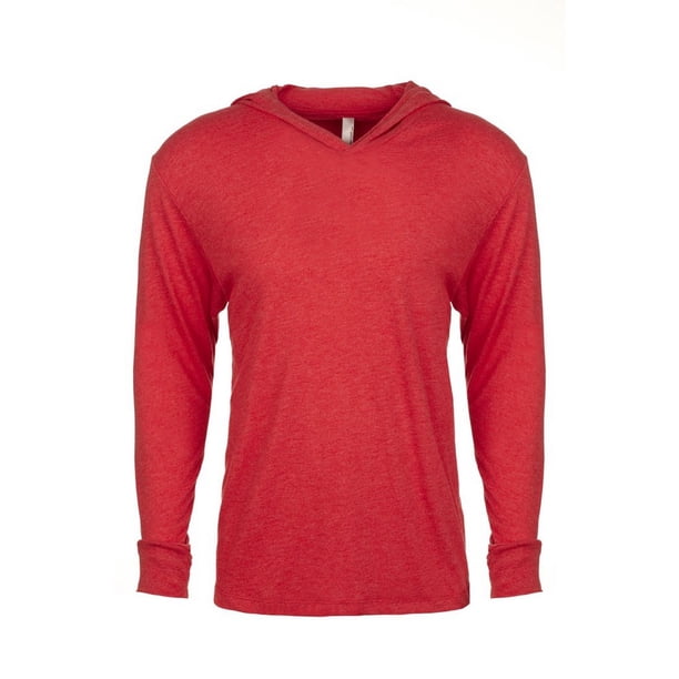 Next Level - Sudadera con capucha Tri-Blend unisex (Rojo Vintage)