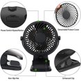 thumbnail image 5 of Ventilador de escritorio portátil CHAO USB 3 velocidades 360 grados con batería y cable, 5 of 5