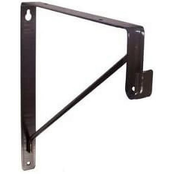 EPCO 848-ORB Oil Rubbed Bronze Shelf & Rod Bracket for Oval Closet Rods