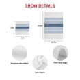 thumbnail image 7 of Grey Blue Stripes Kitchen Dish Towels for Drying Dishes Set of 2, Country Modern Gradient Lines Art Waffle Weave Microfiber Hand Tea Bathroom Towels Quick Dry & Absorbent Towel 15.7x23.6, 7 of 7