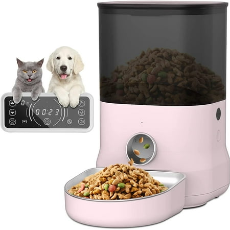 UPC: 0843775119030 | Dogness Cube Programmable Pet Feeder 4 Liters for Dogs and Cats – Pink