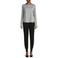 thumbnail image 3 of Avia Women's Performance Long Sleeves T-Shirt with Thumb-Hole Cuffs, 3 of 5