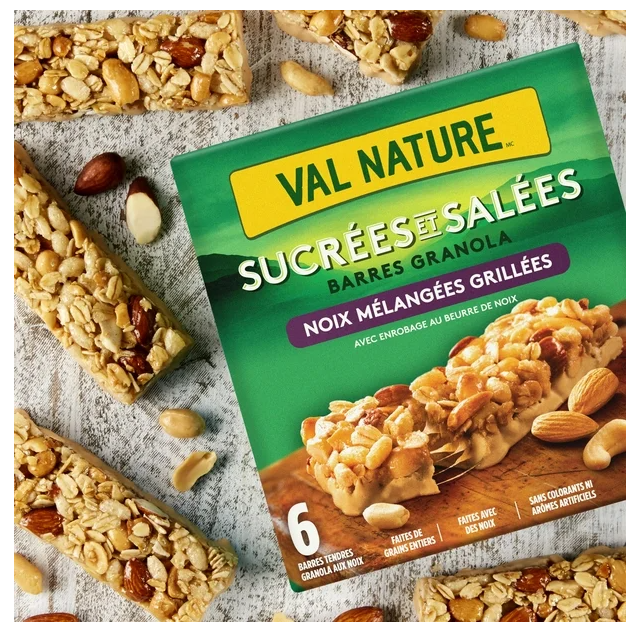 Nature Valley Granola Bars, Sweet and Salty Nut, Roasted Mixed Nut, 6 Bars, 210g (3 Pack)