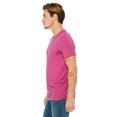 thumbnail image 3 of Bella  Canvas Unisex Crew Neck Triblend Short Sleeve Tee, XL, Berry Triblend, 3 of 3