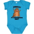 thumbnail image 3 of Inktastic Finally It's Groundhog Day Boys or Girls Baby Bodysuit, 3 of 5