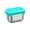 A#Light Blue, variant on Zmeidao Stainless Steel Salad Dressing Containers with Lids, Reusable Sauce Containers for Lunch Box, Travel, Picnics & Kitchen Storage