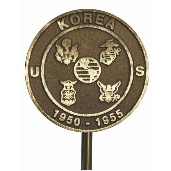 KOREAN WAR BRONZE GRAVE MARKER Walmart