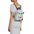 thumbnail image 5 of Star Wars Grogu Baby Yoda Women’s Mini Backpack Grey Silver, 5 of 5