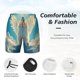 thumbnail image 3 of Fotbe Sunshine Cute Winged Cat Traje de Baño para Hombre – Shorts de Natación de Secado Rápido con Forro y Bolsillos-Small, 3 of 6