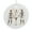 Pattern-1, variant on Ceramic Ornament Nutcracker And Ballerina Custom 3" Ceramic 2025 Xmas Ornament Nutcracker Christmas Decor Ornament Christmas Decorations Ceramic Ornaments