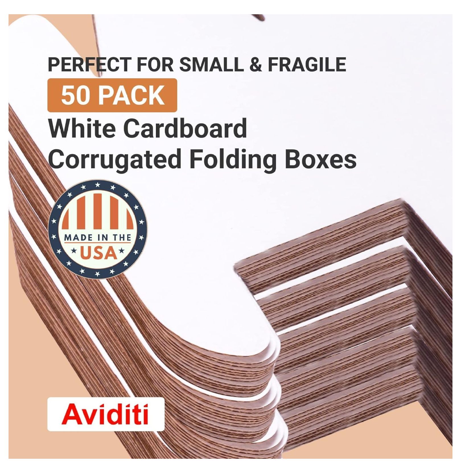 50 White Corrugated Shipping Boxes - 9x4x2 Inch Small Packing Mailers For Ecommerce, Postage 14 thumbnail image