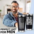 thumbnail image 2 of Birthday Gifts for Men 20Oz Men Tumbler Gifts for Dad Gifts for Men - Men Gifts for Birthday, Dad Gifts on Fathers Day - Men Birthday Gifts, Dad Birthday Gifts, Gag Gifts for Men, Old Live Matter, 2 of 6