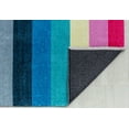thumbnail image 3 of Elizabeth Sutton MI15A Flying Colors Stripe Mordern Multicolor Area Rug, 2'7" x 4', 3 of 6