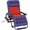 Blue, variant on Oswerpon Oversized XXL Heated Padded Zero Gravity Lounge Chair, 500-Lb Folding Recliner with Upgraded Lock, Cup Holder, Removable Cushion, Pillow and Footrest for Patio and Office, Black