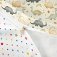 thumbnail image 4 of Homewish Cartoon Dino Duvet Cover Queen,Cute Animals Queen Bedding,Cream,Rainbow Decor,Polkadot Reversible,3pcs,1 Duvet Cover and 2 Pillowcases, 4 of 6