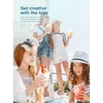 thumbnail image 5 of Electric Shaved Ice  with Adjustable Snow Size, Portable Ice Crusher for Snow Cones and  Treats (Red), 5 of 5