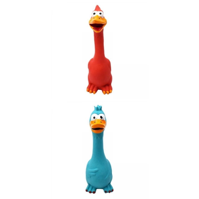 2 Uds Novedad Divertido Pollo Chillón Perro Gatos Squeaker Juguete Interactivo jinwen Juguetes Interactivos