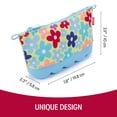 thumbnail image 5 of ZIPIT Flowers Pencil Case for Girls | Silicone Large Capacity Pouch | Pencil Bag for School, 5 of 7