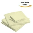 thumbnail image 3 of The Great American Store Ultra-Soft 1800 Series Microfiber Solid Flat Sheet (Pack of 6, Full, Ivory)- Top Sheets - Hypoallergenic - Wrinkle, Fade, Stain Resistant, 3 of 5