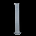 thumbnail image 2 of Unique Bargains 250mL Plastic Lab Solution Liquid Measurement Graduated Cylinder Thicken Clear, 2 of 5