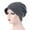 Gray, variant on BLTIBY Women Slouchy Brimmed Beanies Double Cotton Skull Caps with Short Brim Light Weight Visors Men Sun Protection Small Brim Hats Black One Size