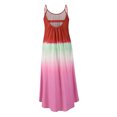 thumbnail image 2 of Nouvelle Robe Contrastée pour Femmes Harajuku Sans Manches Irrégulière Bretelles Spaghetti Robe Froncée Dos Nu, 2 of 2
