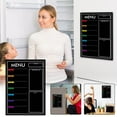 thumbnail image 2 of Magnetic Weekly Menu Planner and Calendar Set - Durable Chalkboard Refrigerator Organizer for Meal Planning and Grocery List Tracking, 2 of 8