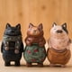 thumbnail image 4 of Cateissary Adornos de gatito de madera, lindo gato de grabado a mano, estilo Simple, ligero, gatos pequeños, muñecas, niños, Kits y herramientas para tallar Gato blanco, 4 of 6