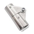 thumbnail image 2 of Jiibva 316 Stainless Steel Boat Tube Swivel Hinge, Folding Pipe Connector Boat Accessory for Canopy Railings 22mm, 2 of 7