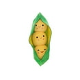 thumbnail image 5 of Soumake 25Cm Stuffed Pea Toy Soft Plush Elastic Cartoon Zipper Closure Smiling Face Filled Plant Doll Kids Boys Girls Companion Pillow Toy Sofa Bedroom Decoration Doll Practical, 5 of 8