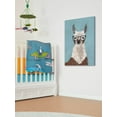 thumbnail image 5 of I Can See Llama Painting Print on Wrapped Canvas, 5 of 7