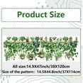 thumbnail image 2 of Adhesivos para ventanas con plantas en maceta, cactus, hojas verdes, bonsáis de primavera, suculentas, no adhesivos, extraíbles, reutilizables, de doble cara., 2 of 9