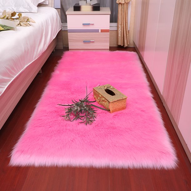 47 X24 Luxury Super Soft Faux Sheepskin Fur Area Rugs Wool Shaggy Carpet Bedside Floor Mat Plush Sofa Cover Seat Pad Living Room Bedroom Floor Home Decor Walmart Com Walmart Com