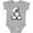 AC-Heather Grey, variant on Inktastic Old English Sheepdog Boys or Girls Baby Bodysuit