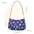 thumbnail image 3 of FORMRS Womens Shoulder Bag with Chain Strap Clutch Purse Cute Tote Handbag, Blue Colorful Candies, 3 of 7