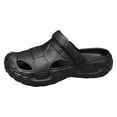 thumbnail image 4 of Rokment Mens Orthopedic Closed Toe Walking Slides Sandals with Back Strap EVA Arch Support Comfortable Non Slip Nursing Work Clogs Garden Shoes Beach Pool Slippers Indoor Outdoor Black Size 7, 4 of 4