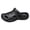 Black, variant on Men's EVA Clogs Slippers Arch Support Thick Soled Wide Toe Non Slip Casual Summer Outdoor Beach Shoes