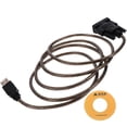 thumbnail image 1 of Usb To Rs232 Com Serial Cable Black For Computers Industrial Use 1Pack 59X0.94X0.67In, 1 of 8