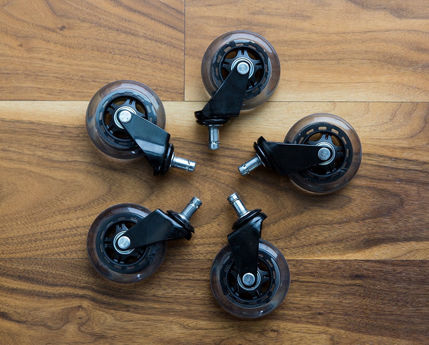 Office Chair Caster Wheels Heavy Duty Safe for All Floors Including Hardwood Perfect Replacement