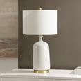 thumbnail image 5 of Safavieh Stevie 15" Modern Ceramic Table Lamp, White, 5 of 5