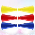 thumbnail image 4 of 6Pcs Cheerleaders Trumpet Portable Noise Maker Plastic Loudspeaker Soccer Fan Trumpet (Red, Yellow, Blue for Each 2Pcs), 4 of 9