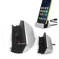 thumbnail image 5 of USB Android Micro USB Desktop Charger Fast Charge and Sync Charging Cradle Docking Station Stand for Galaxy S7 Edge/S6/S5/S4/ Note 5/4/3/ HTC/ LG/ Nexus 6/ Nexus 7 (Silver), 5 of 5
