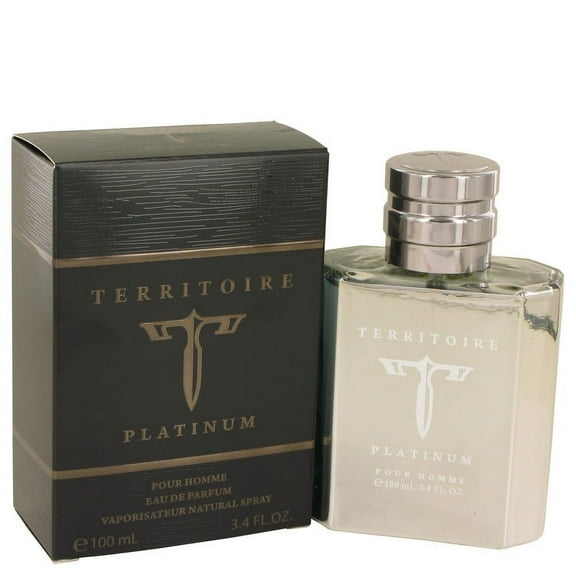 Territoire Platinum by YZY Perfume Eau De Parfum Spray 3.4 oz for Male