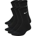 thumbnail image 2 of Nike Kid's Boy's Socks, Black/White (6 Pack), 2 of 7