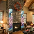 thumbnail image 5 of SEANATIVE Boho Mandala Flower Porch Banner Decor 2 PCS Hanging Banner Porch Flags Vertical Sign for Front Door Porch Home Yard Decor Holiday Farmhouse 70.9x12.6 Inch, 5 of 7