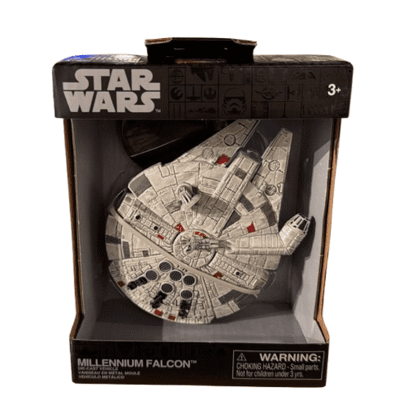 Disney Parks Star Wars Millennium Falcon Die-Cast Vehicle Toy New With Tag
