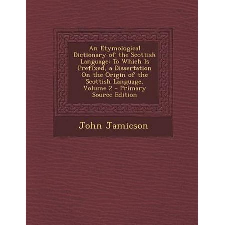 Dictionary dissertation