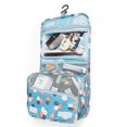 thumbnail image 1 of Neceseres ligeros y multifuncionales para artículos de tocador, neceseres de viaje para mujeres y niñas, organizador de maquillaje impermeable con gancho resistente, portátil y compacto para baño., 1 of 5