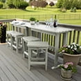 thumbnail image 2 of Highwood 6-pc Lehigh Balcony Set - Counter Height, Outdoor, Eco-friendly, Synthetic Wood, 2 of 8