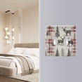 thumbnail image 4 of Yayeee Toggle Light Switch Wall Plate 2-Gang 4.56"x4.48" Decorative Outlet Cover, Beige Deer, 4 of 7